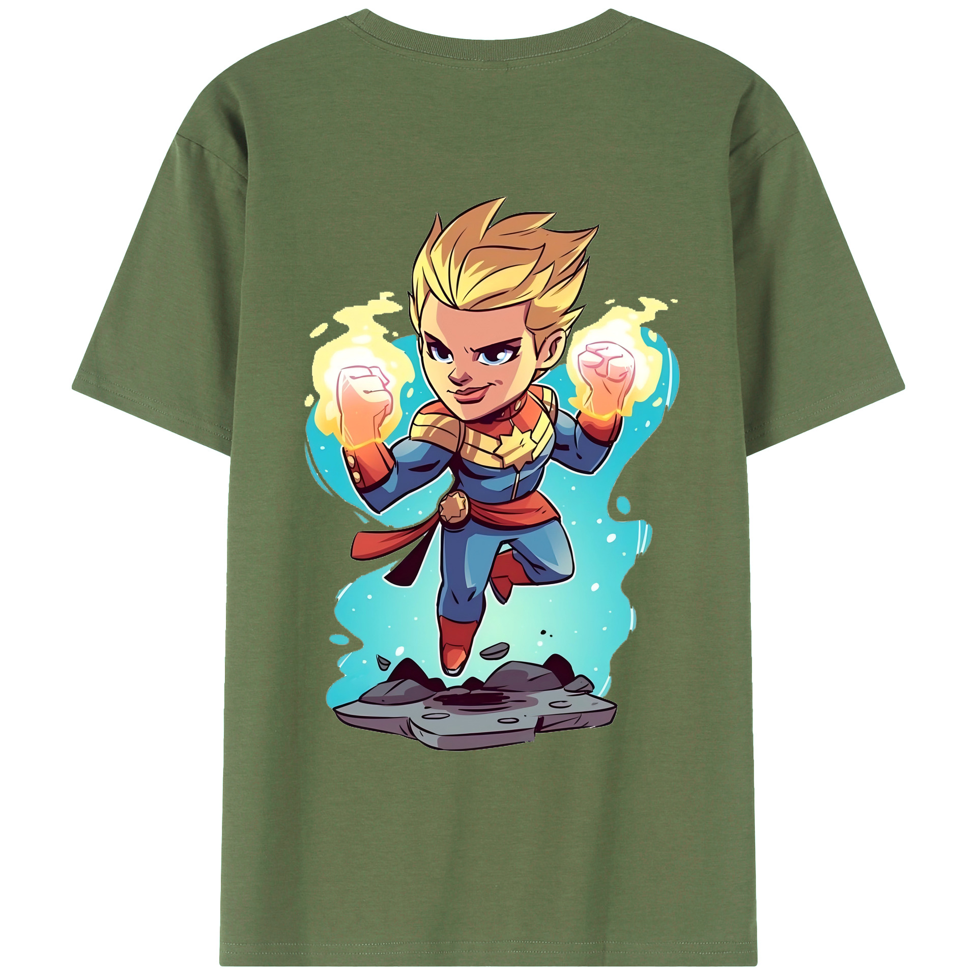 （画像用） アベンジャーズ The Avengers 綿100％ メンズ半袖Tシャツ（バックプリント） 通気性